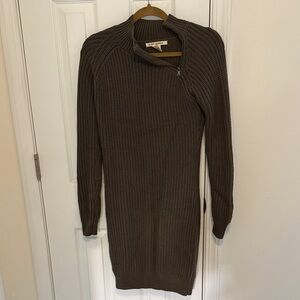 Women's Army Green Sweater Dress